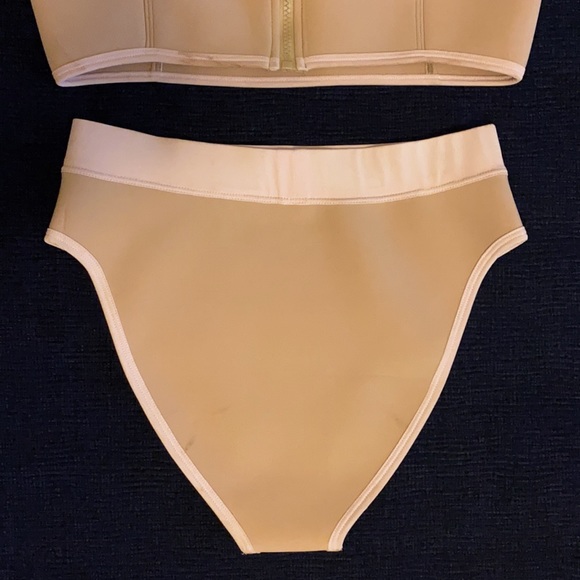 MEW Tan and Pink Neoprene Bikini - Picture 4 of 6
